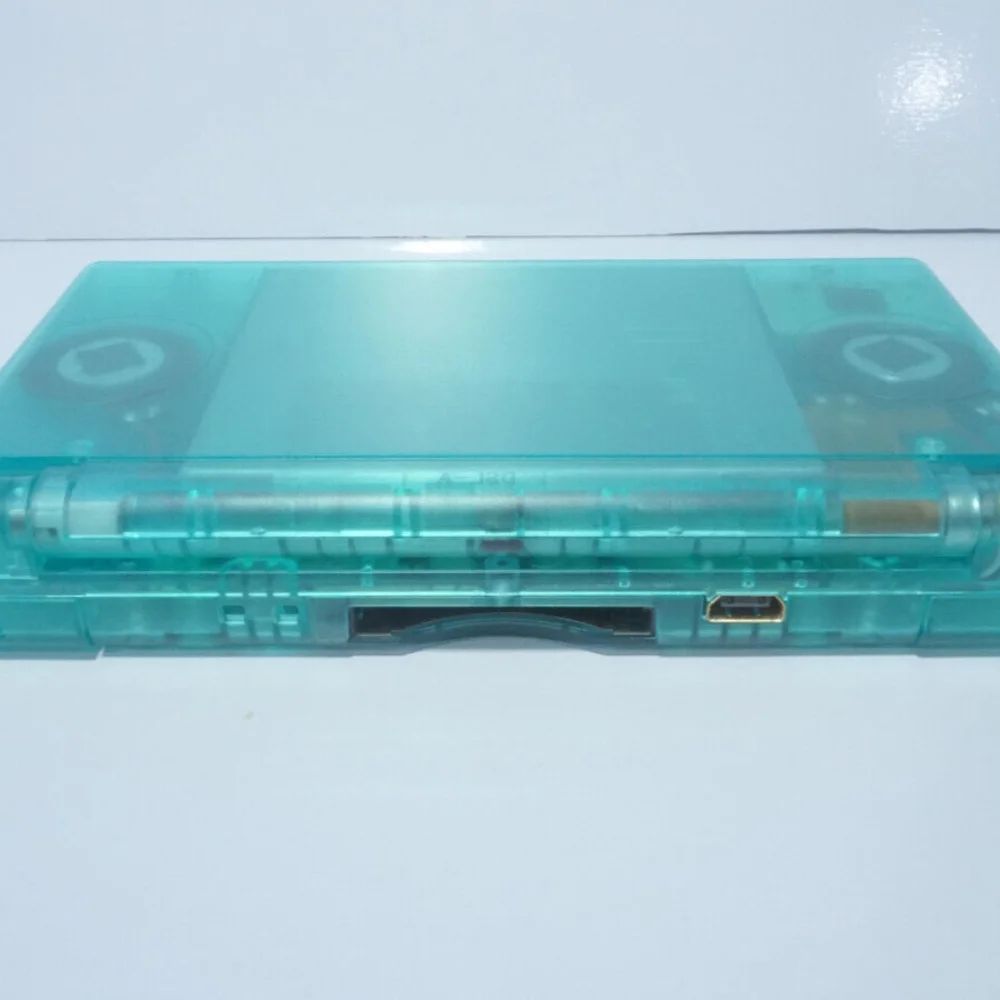 Nintendo DS Lite Transparent Clear Emerald Green Handheld System with Charger